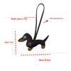 Dachshund Puppy Keychain: Cute Dog Pendant for Bags & Cars - Perfect Creative Gift