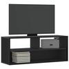 VidaXL TV Cabinet Black 100x31x39.5 Cm Engineered Wood and Metal, TV Stand, Media Cabinet, TV Console, HiFi Furniture, Center 848934