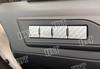 IDT 30 Series Alphard Vellfire Seat Memory Switch Panel Sheet Silver Carbon Interior Sheet
