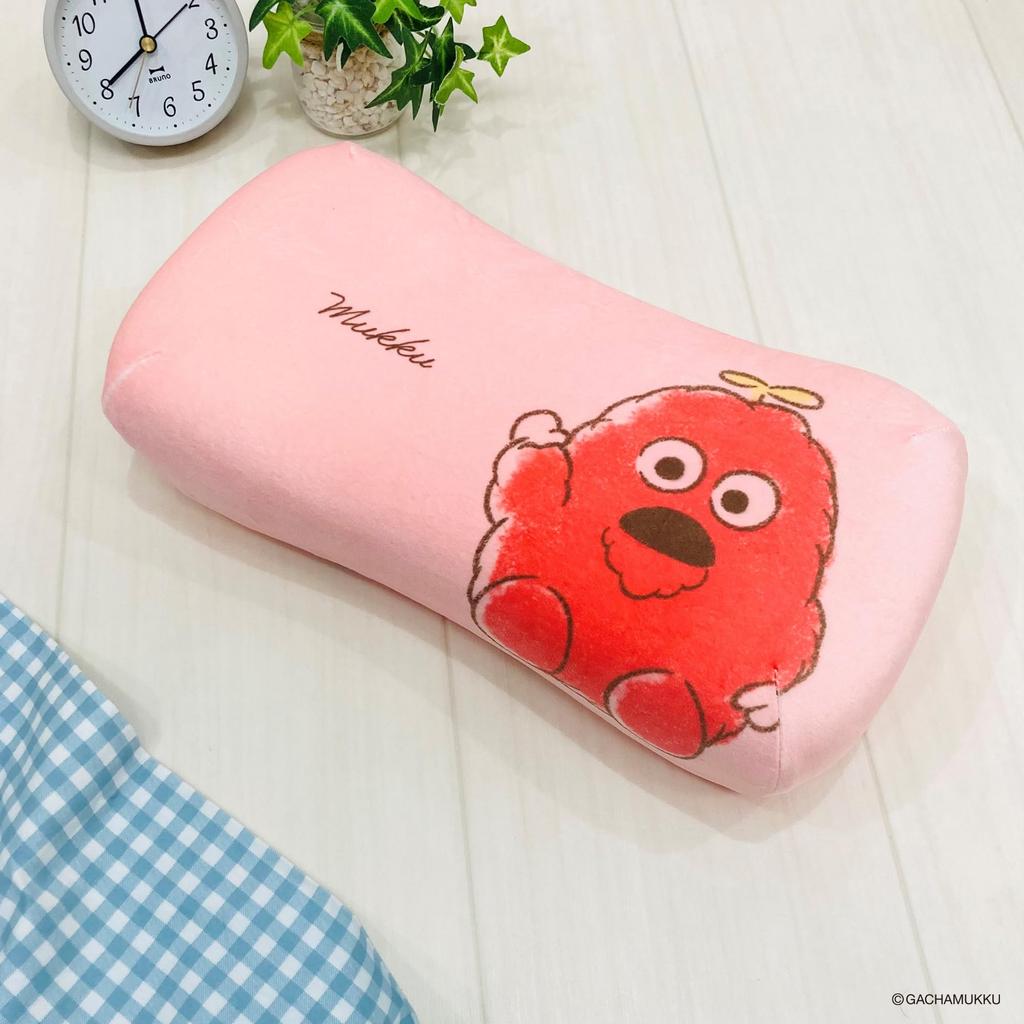 MORIPiLO Morishita Gachapin Mook подушка из пены с эффектом памяти 15x31 см подушка для спинки дивана мягкая игрушка подушка Ponkikkies Mook красная 4621420