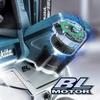 Makita Аккумуляторная портативная ленточная пила 18В 6Ач PB184DRGX с 2 аккумуляторами и кейсом, зарядное устройство, (для зарядного устройства)