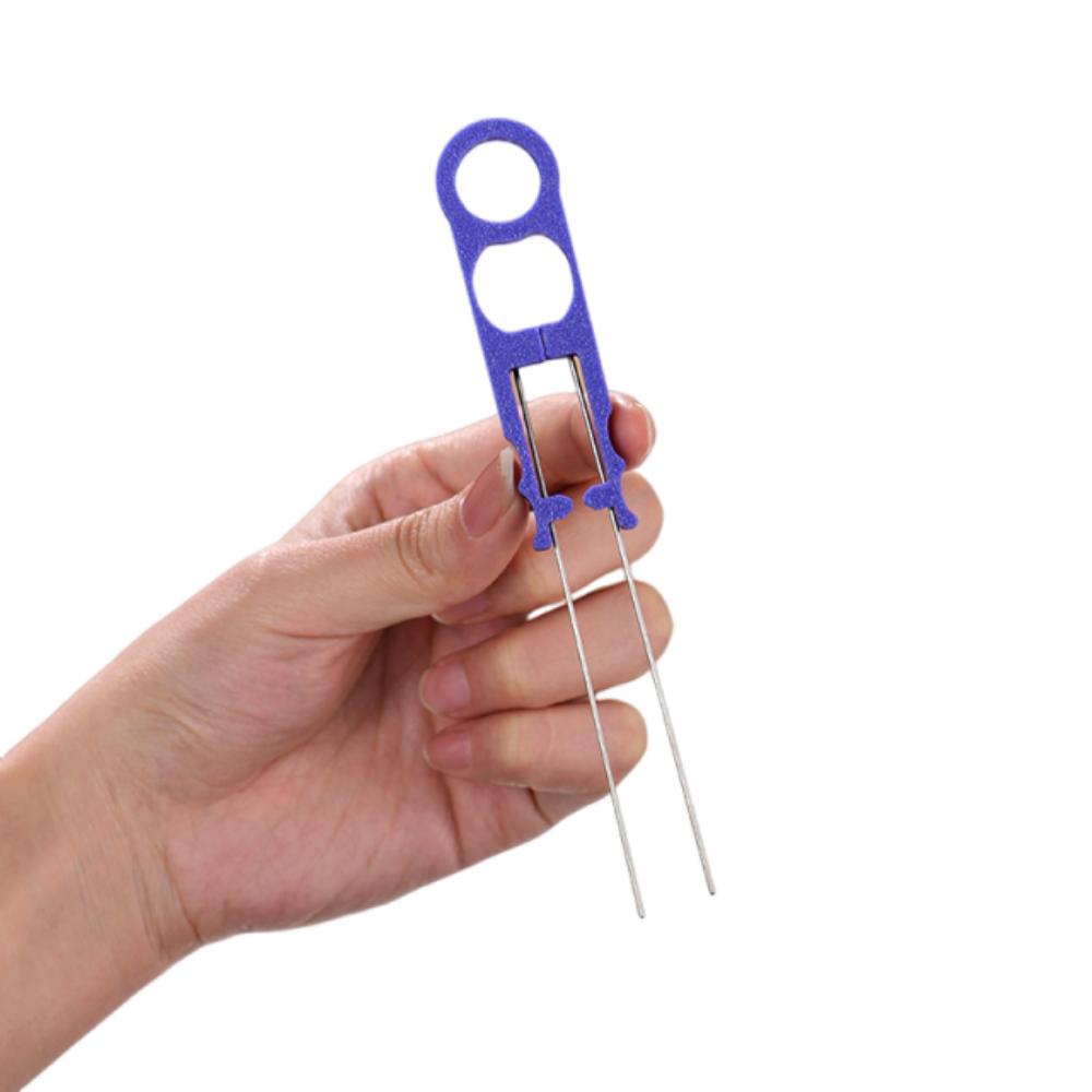 High-Quality Beans Fusion Beans Pen Multifunctional Handmade Collage Beans Needle Handheld Double Needles Perler Bead Tweezer