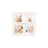 Ribuhato Bolster Marshmallow Aquamie Plush Toy Whale 27cm Soft Cushion Support Pillow