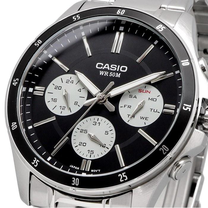 Casio Standard Quartz Men's Watch MTP-1374D-1A3V Black