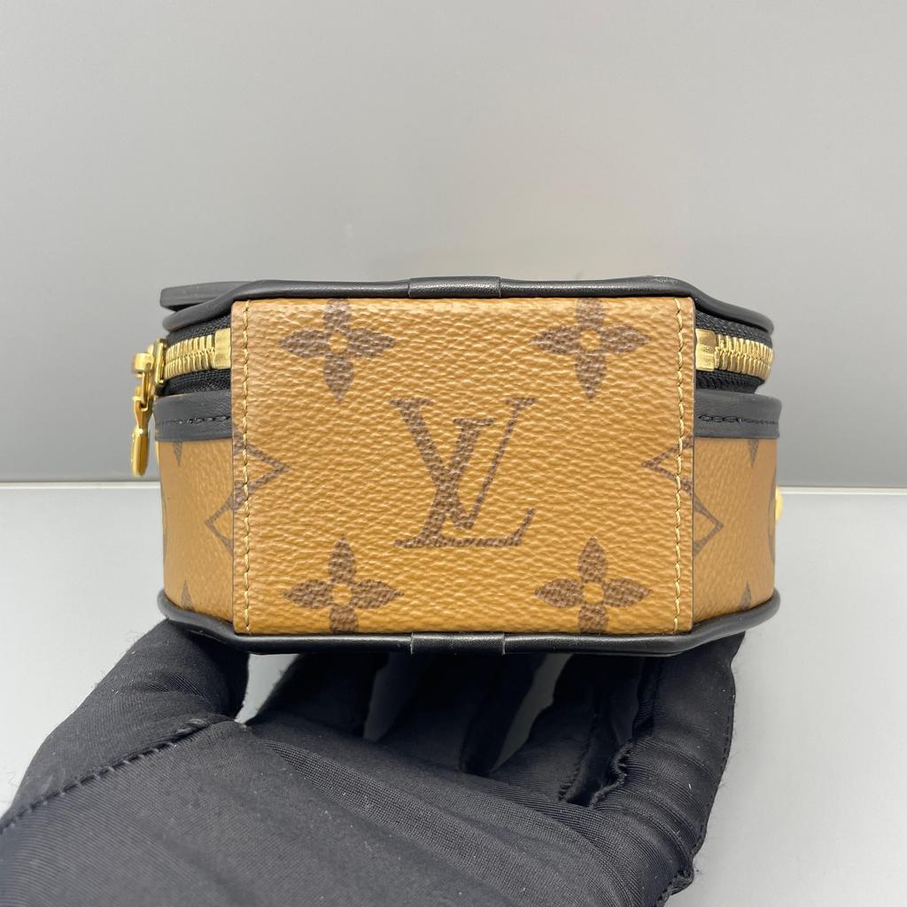 [Pre-Owned] Louis Vuitton Mini Boite Chapeau 'Brown Monogram Reverse Canvas' - Very Good #V677EV