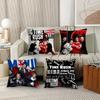 Music Band B-Big T-Time R-Rush Pillow Case Suitable For Bedrooms Living Rooms Cars Home Decoration