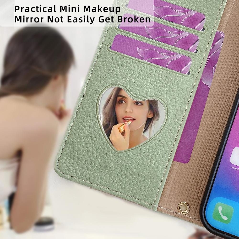 Красный Рисовый 15 5G Флип-кейс для Xiaomi Poco C75 с Слотом для Карты и Держателем A7Pro