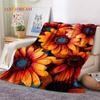 Dream Sun Flowers Nordic Daisy Soft Blankets,Keep Warm Throw Blanket Comfortable Blanket for Picnic Beds Sofa Home Bedroom Gift