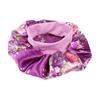 Elastic Wide Band Hair Care Head Wrap Night Sleep Hat Satin Bonnet Chemo Caps Hair Loss Cover