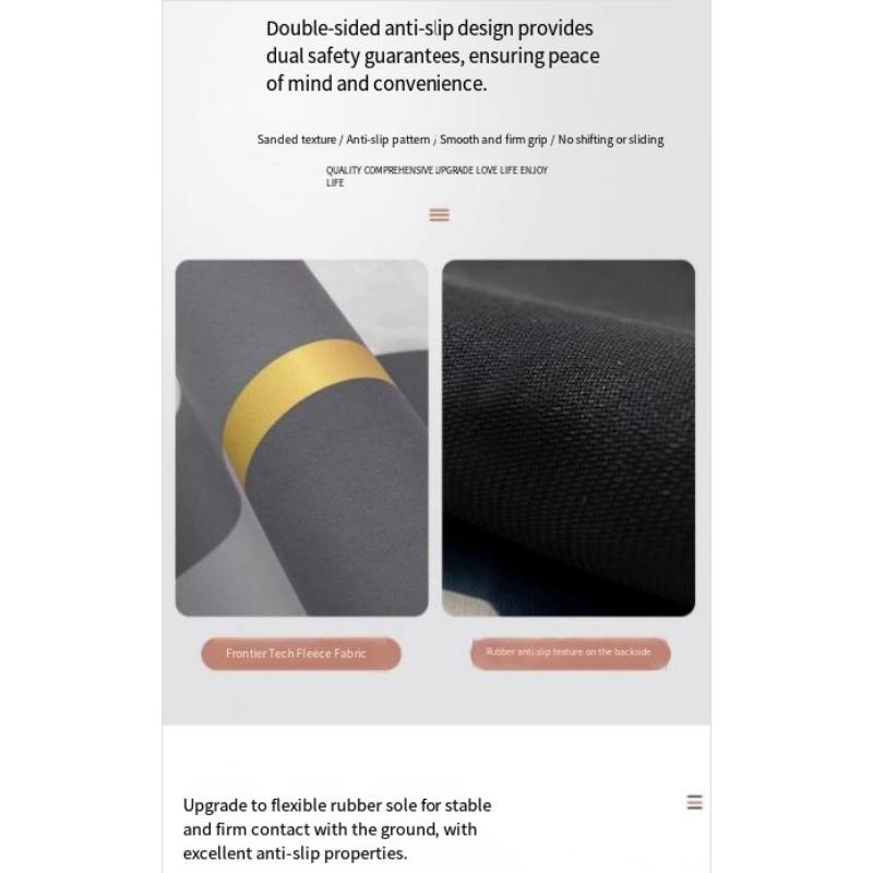 1 шт. кухонный коврик в скандинавском стиле - резиновая подошва, можно стирать в машине, прямоугольный ковер для украшения дома, легко чистящийся и прочный коврик для пола