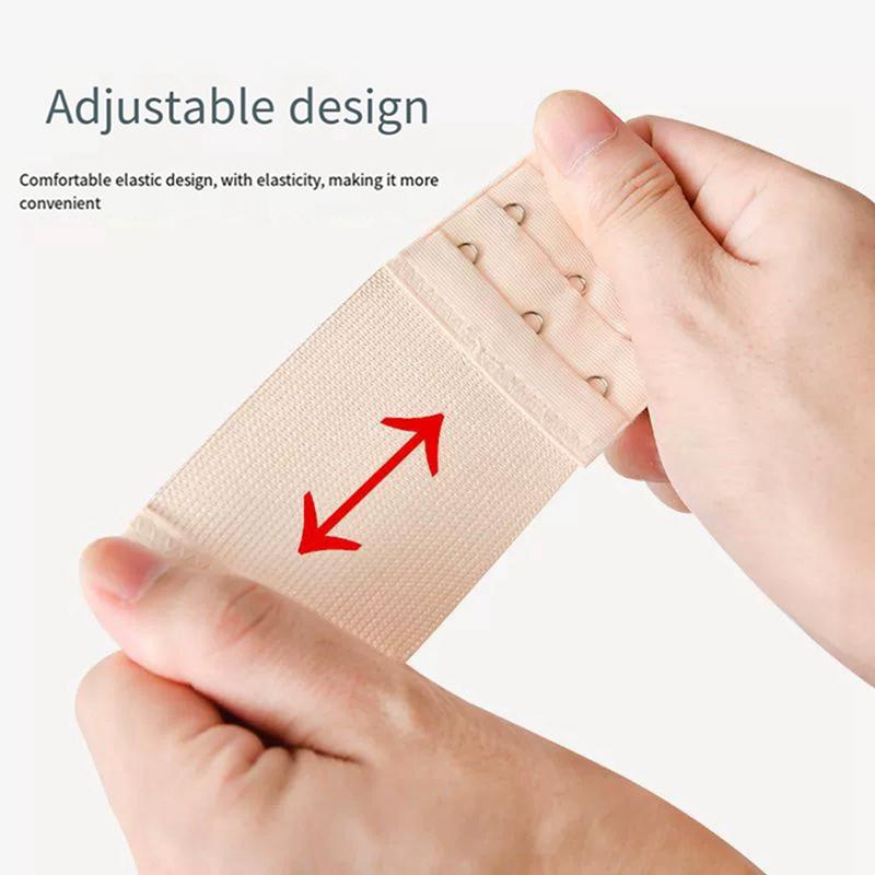 3pcs Bra Extenders Elastic Buckle Extension Intimates Accessories