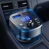 Двойное быстрое USB-зарядное устройство и FM Bluetooth-приемник 5.0 MP3-плеер для автомобиля с поддержкой USB-накопителя
