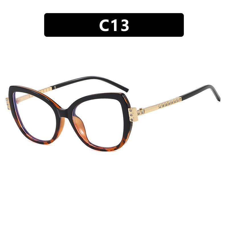 Cat's eye personalized sunglasses ins Internet celebrity European and American fashion sunglasses high-end diamond-encrusted trendy sunglasses women