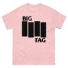 Big Fag Parody Black Flag Band Shirt Punkinspired Queer Pride Tee
