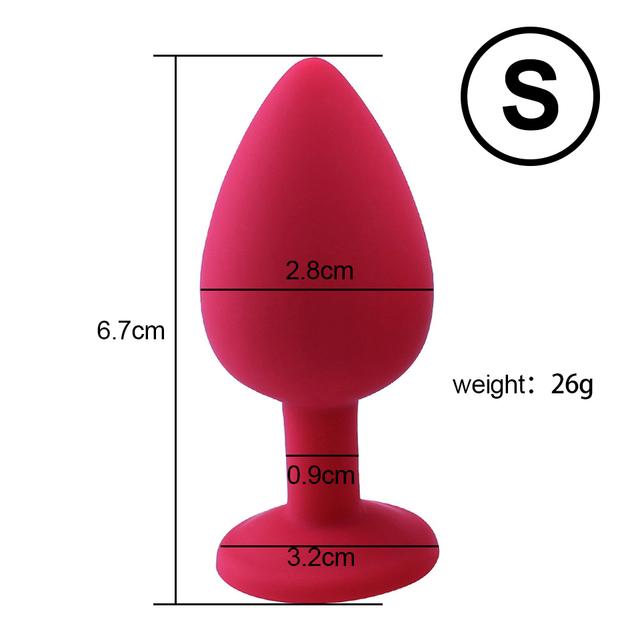 3 Sizes Anal Plug Sex Toys Female Vibrator Adult Silicone Sex Prostate Back Yard Toy Anal Butt Plug Women Man Couple Gay Unisex