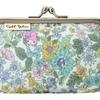 Sanrio My Melody Liberty Fabrics Мини-кошелек с застежкой синий (Цветок) NEW