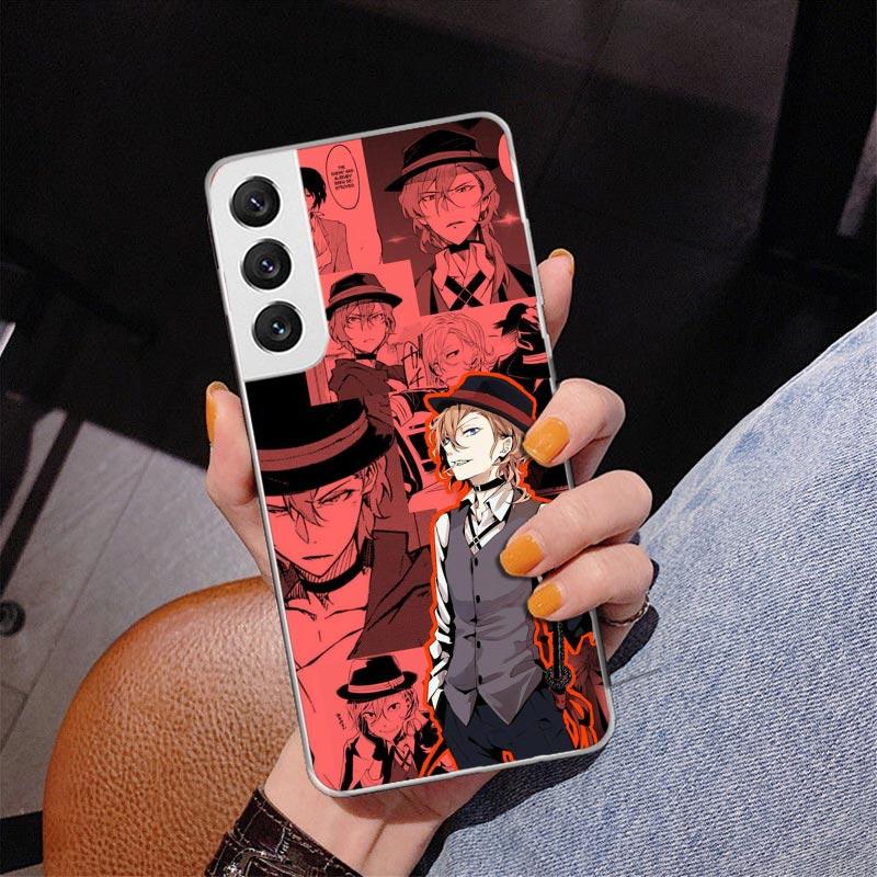 Bungo Stray Dogs Manga Phone Case For Samsung Galaxy S24 S25 Edge S26 Ultra S23 S22 S21 Plus S20 FE + Personalized Print Cover G