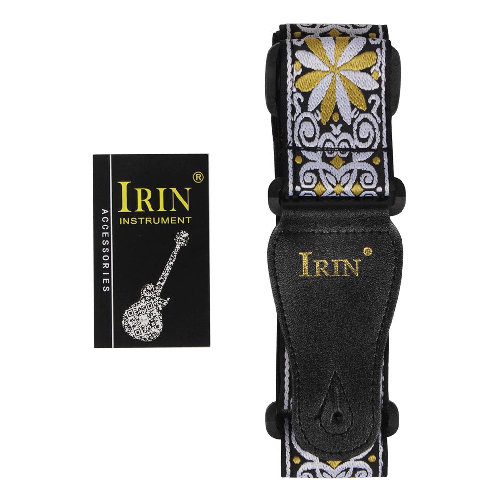 Винтажные цветы в полоску в богемном стиле, нейлоновый гитарный ремень с тканой тканью с вышивкой для гитары