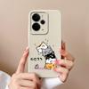 Cover Cases For Oppo Realme C75x 14X 14 14T Narzo 10 30 60 P3 A5 Pro Cute Cartoon Kitten Owl Patterns Liquid Silicone Dustproof Housing For Oppo Shell