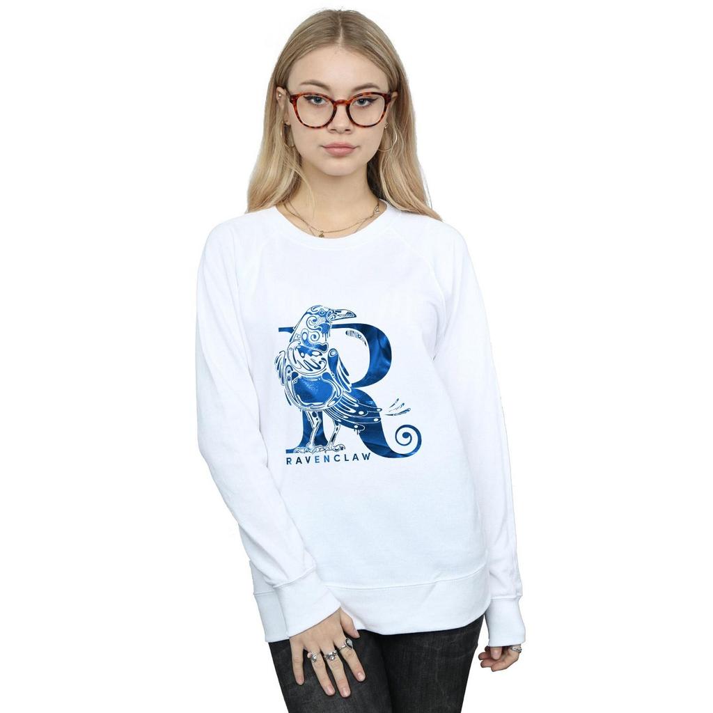 Harry Potter Womens/Ladies Ravenclaw Raven Sweatshirt