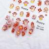 Spring Festival Chinese Dragon Nail Decals Manicure Ornaments Dragon Nail Art Decorations  Lady
