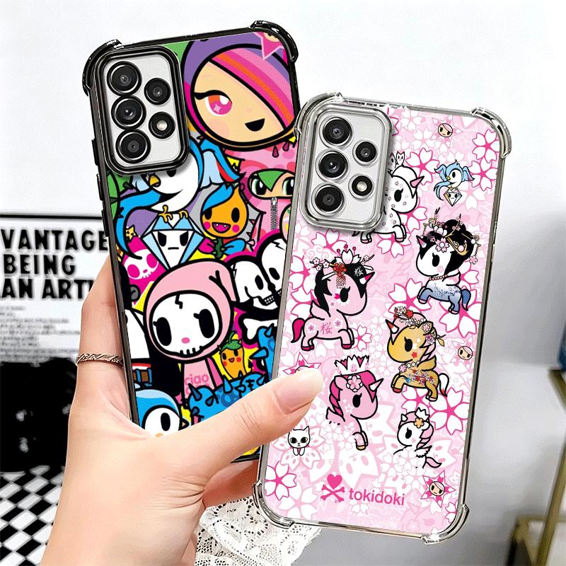 Япония T-Tokidokis Арт Мягкий Чехол Для Телефона Для Samsung A17 A27 A07 A37 A57 A16 A56 A15 A55 A14 A54 A13 A53 A26 A36 A25 A35 A24 A34 A2