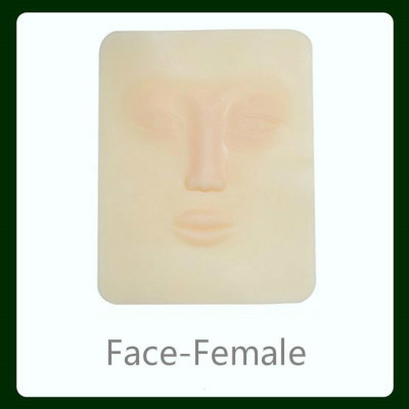 1 шт. 3D силиконовый перманентный макияж для татуажа, обучающая практика, искусственная кожа, пустой глаз, губы, лицо для микроблейдинга, тату-машинка для начинающих