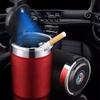 Car Cigarette Ashtray Cup With Lid With LED Light For Alfa Romeo Giulietta GT 159 147 156 Brera Giulia Stelvio Accessories