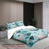 3pcs Whale Pattern Bedding Sets 3D Printed Ocean Theme Duvet Cover Sets With Pillowcases No Filling