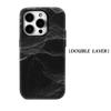 Чехол для телефона "Белые линии на черных волнах" для IPhone 17AIR 16E 16 15 14 13 12 11 17 Pro Max Plus Двухслойная задняя крышка