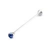 Men's Formal Shirt Collar Pin Rhinestone Bar Clasp Clip Barbell Lapel Stick