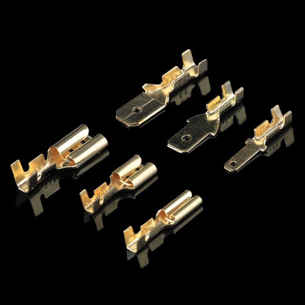 Male Female Cold Pressing Terminals Connector Insert Spade Wire Connectors Plug Spring