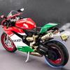 1:Масштаб 9 1299 Модель мотоцикла Kawasaki ZX-10R Игрушечная машинка Литой металл Амортизация Гоночные модели мотоциклов Подарки на день рождения для мальчиков