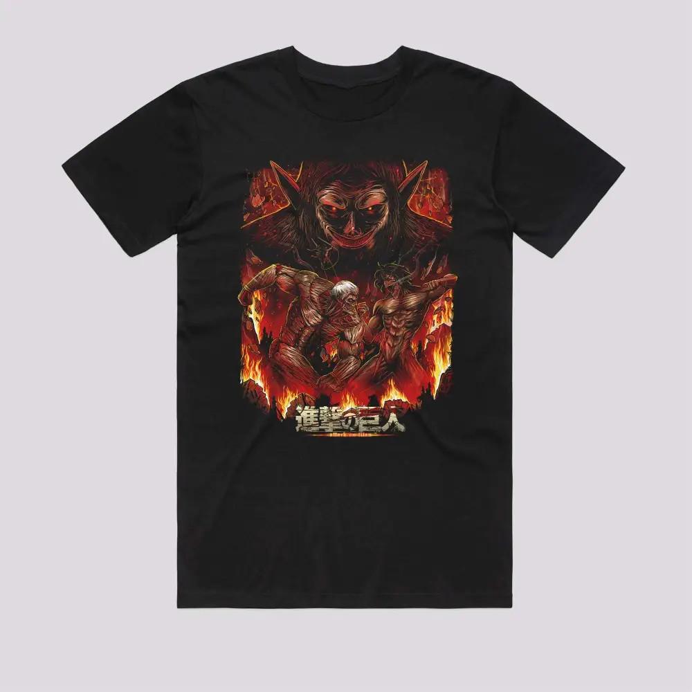 Anime Titan Battle Tshirt Size S4xl Gift For Friends For Kids