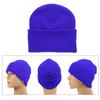 Pure Color Striped Warm Knitting Wool Beanie Outdoor Riding Unisex Knitted Hat