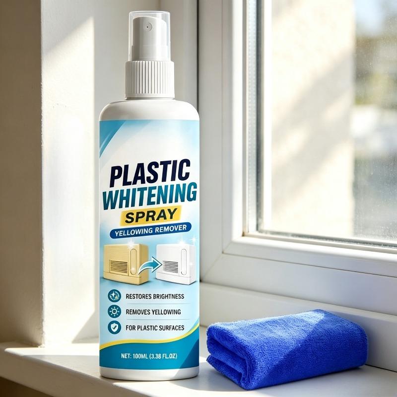 Whitening All‑Purpose Cleaner Plastic Yellow Remover Refurbish Agent for AC, Car Headlight Home Appliance Yellowed Plastic