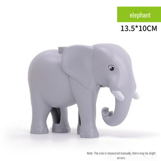 Аксессуары для животных из крупных частиц: Совместимые конструкторы Lego для детей от 3 лет и старше — детали для моделирования прерий, океана и джунглей