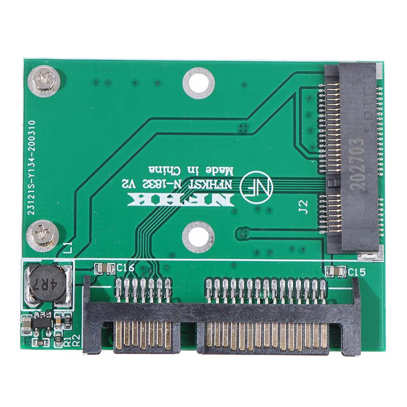 Стандартный Msata Ssd To 2.5 Inch Sata адаптер конвертер плата ноутбук настольный компьютер