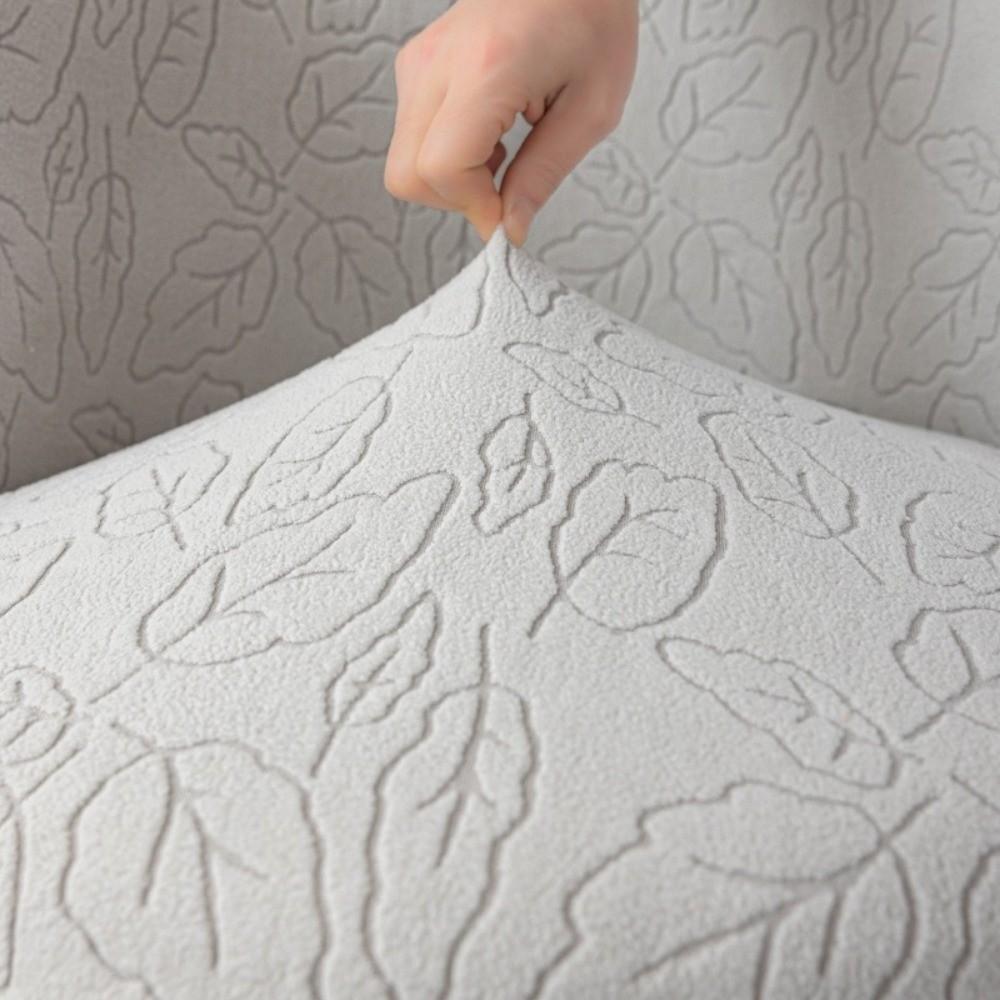 Elastic Curved Armchair Arc-Shaped Seat Cover Nordic Dining Chair Slipcover For Home Living Room
