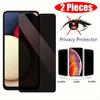 2Pcs Privacy Protection Tempered Glass For Samsung Galaxy A12 A14 A15 A35 A55 A54 A34 A24 A23 A13 A04 A05 A52S S20 S21 S23 FE 5G Screen Protector