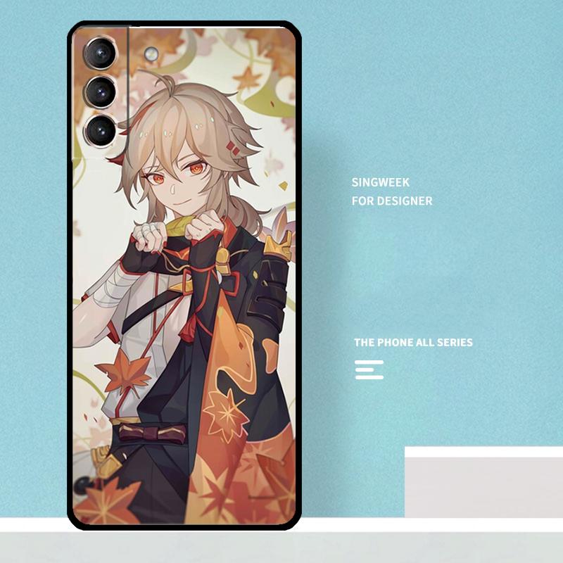 Genshin Impact Kaedehara Kazuha Case For Samsung Galaxy S25 Ultra S21 S22 S23 S24 Ultra S9 S10 S20 Plus S25 FE Phone Cover