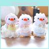 Cute Duck Plush Toy Backpack Charm Keychain Stuffed Animal Gift For Boys Girls