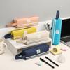 Solid Color Large Capacity Pencil Case Portable Stationery Organizer Storage Bag  School