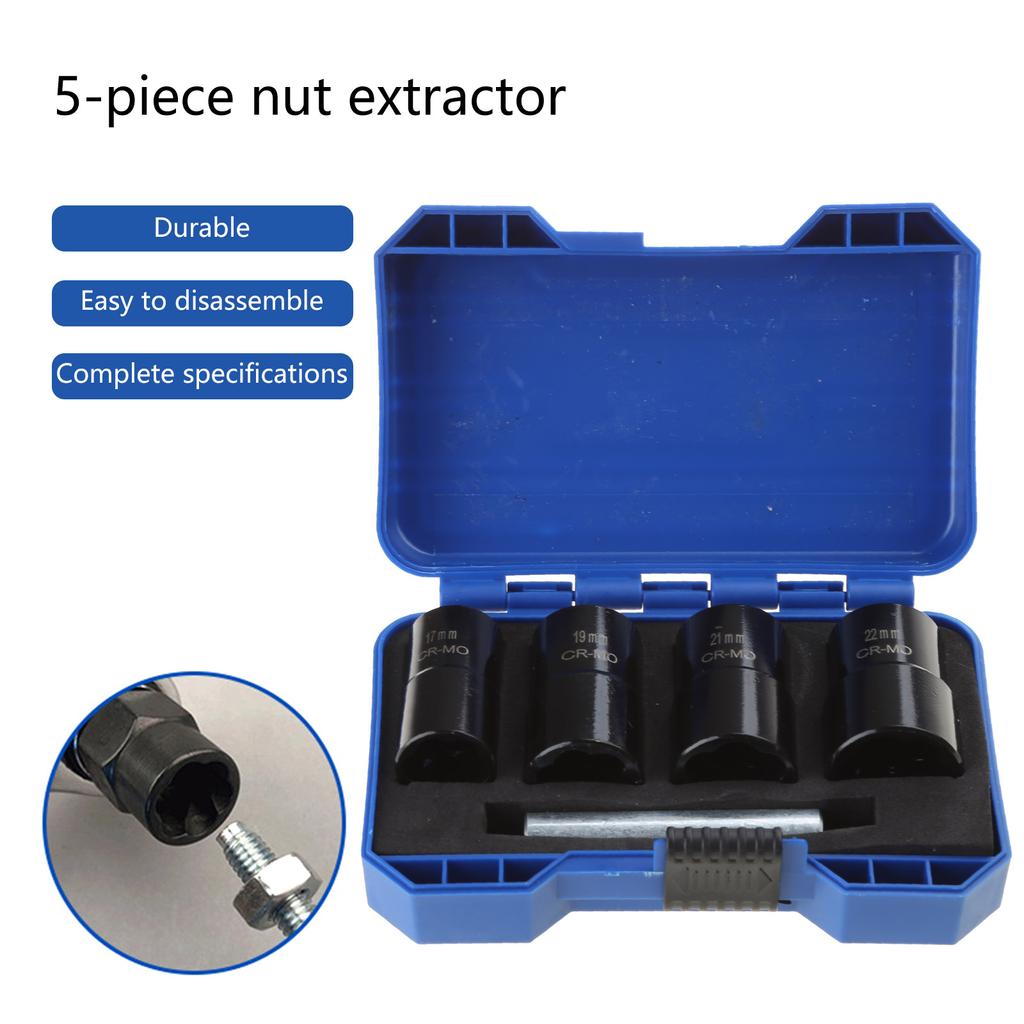 Damaged Screw Extractor Remover Drill Bit Set Disassemble Screws Bolt Stud Slip Teeth Demolish Stripped Broken Remover