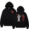 Cartoon Anime Couple Hooded Sweater European Size Printed Sweater