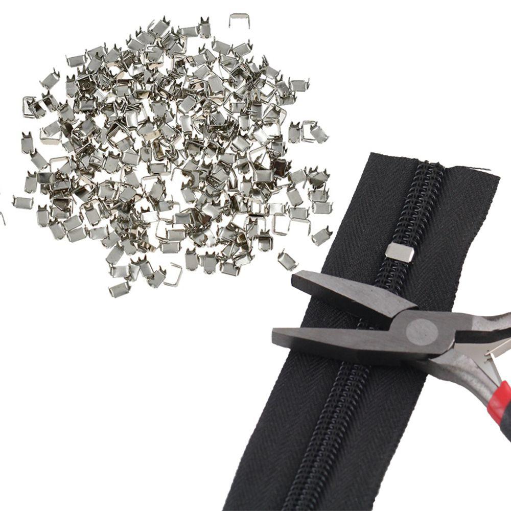 Non-slip Replacement Garment Pants Zipper Stopper Bottom Stoppers Tailor Tools Repair Accessories