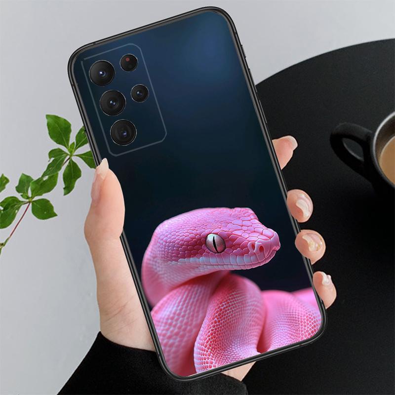 Чехол для телефона Funda с рисунком змеи для Samsung Galaxy S25 S24 S23 S22 S21 Ultra S24 S23 S22 S21 S25 Plus S24 S25 FE