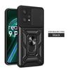 Чехол для Realme 9 Pro Plus Чехол Realme 9 Чехол Realme 9 Pro 5G+ Магнитное кольцо-держатель Бронированный чехол для телефона Слайдер Защита камеры Задняя крышка