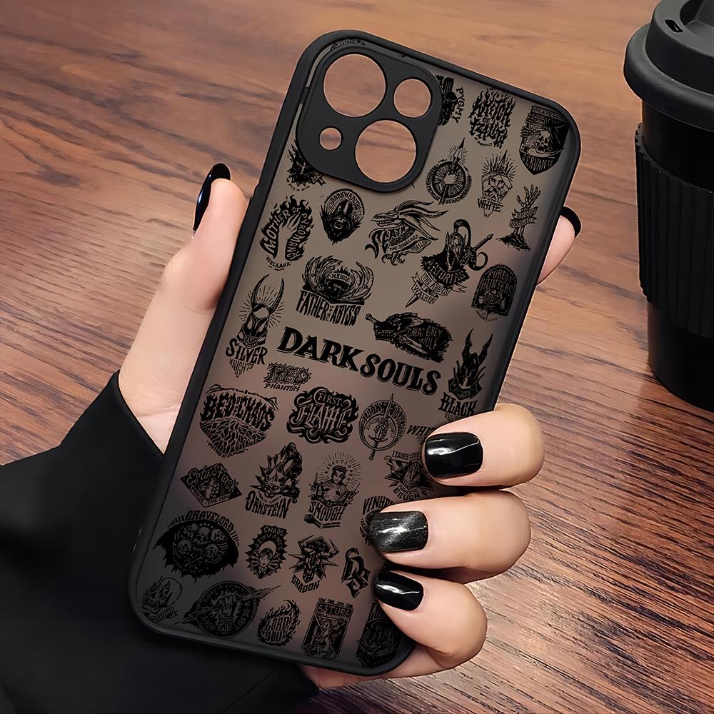 Чехол для телефона Dark Souls из горячей игры для iPhone 16 15 14 13 12 11 Pro Max X XR XS 7 8 Plus Mini SE 2020 2022 Матовый чехол