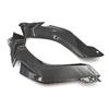 Authentic Motorcycle Front Dash Handle Bar Air Cover Fairing Carbon Fiber For Kawasaki ZX-10R ZX10R 2011-2015